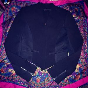 Alice + Olivia black cropped jacket employed